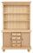 Zerodis Puppenhaus Mini Kabinett Spielzeug 1:12 Puppenhaus Zubehör Miniatur Simulation Holz DREI Schichten Kabinett Simulation Möbel für Kinder(Holzfarbe)