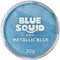 Blue Squid PRO Schminke Face Paint und Bodypaint - Metallic Blau 30g, Hochwertige, professionelle, wasserbasierte Einzelbehälter, Face und Bodypaint Farbe für Erwachsene, Kinder, Fasching und SFX
