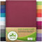leevitex® Premium Spannbettlaken 180x200-200x220 cm - 40 cm Steg - auch für Boxspringbett & Wasserbett | 100% Mako-Jersey-Baumwolle | ÖKO-TEX | 170g/m² | Bordeaux/Weinrot