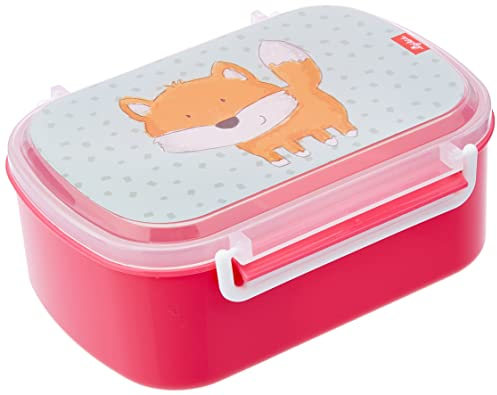 SIGIKID 25169 Brotzeitbox Fuchs Brotzeitbox BPA-frei Mädchen Lunchbox empfohlen ab 2 Jahren blau/pink