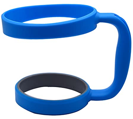 Hoshen Convient pour les gobelets 850,5 g Yet Rambler, Ozark Trail Tumbler poignée, tasse de voyage, tasse à café, poignée sans BPA, bleu ciel