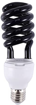 Pyatofyy E27 40W UV Fluorescent Black Light Bulb, UV Light Bulb Blacklight, 220V UV Light Tube UV Lamp Fluorescent Lighting Black Light Bulbs UV Led Bulb for UV Curing Fluorescence Detection