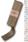 Sandras-Bastelladen Schrägband/Einfassband Satin gefalzt 2m x 20mm 942-Braun Grau