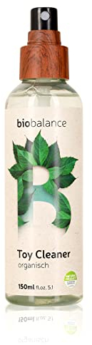 BIO BALANCE Toy Cleaner Spray organisch alkoholfrei Toycleaner hygienische Reinigung für alkoholempfindliche Oberflächen wie Silikon, Latex oder Gummi 150ml