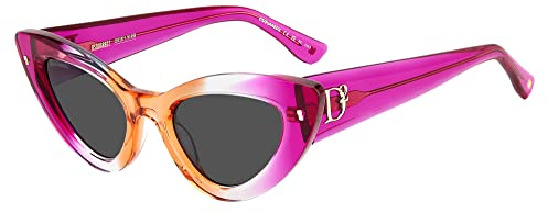 Dsquared Unisex D2 0092/s Sonnenbrille, 838/IR VIOLET ORANG, 51