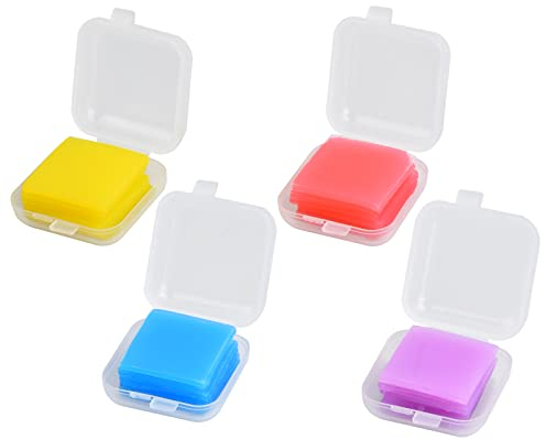 Pack of 24 Diamond Art Glue Clay, Diamond Painting Wax, Colorful Diamond Painting Kit with Storage Box for DIY Painting, Embroidery, and Tool Set (0.98in x 0.98in)