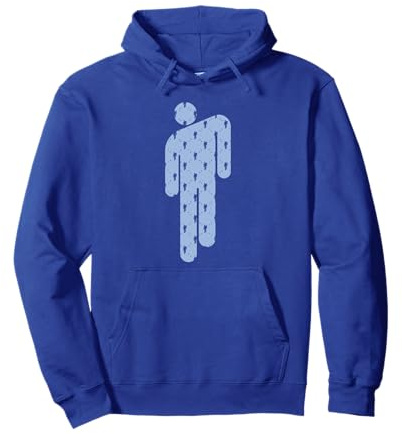 Fleur Bleu Officiel de Billie Eilish Sweat à Capuche
