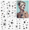 Spinnen Temporäre Tattoos, 10 Sheets Halloween Schminke Tattoo,Temporäre Schwarz Spinnen Tattoos,Spinnennetze Gesicht Tattoos, für Halloween Masquerade Karneval Party Punk Geschenk (A)
