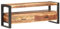 FIRBNUS Meuble TV 120 x 35 x 45 cm - En bois massif - Buffet bas en bois - Meuble de salon industriel - Pour salon, TV