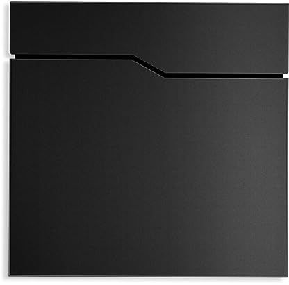 Metzler Boîte aux Lettres au Design Minimaliste | RAL 9005 Noir Foncé | Hoffmann