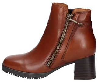 Valleverde Stivaletti Donna V49101 in Pelle Cuoio modello casual. Una calzatura comoda adatta per tutte le Occasioni. Autunno Inverno. EU 39