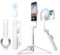 elago Trípode de Palo para Selfies magnético Compatible con MagSafe para iPhone y Galaxy, Fuerte Magnetismo, Portátil, Ligero [Funda, Control Remoto Bluetooth, Pegatina de guía Incluida] (Blanco)