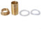 Zoegneer Kit di accessori per la riparazione del rubinetto del lavello della cucina, in ottone filettato, dadi di fissaggio per riparazione rubinetto (M32-60 mm)