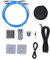 Aktive 9-12 V Loop Antenne, 50K-500 MHz 17 DB Aktive Kurzwellen Funk Loop Antenne, Tragbare Empfangsantenne, Small Loop Vollband Active Loop Breitband Empfangsantenne