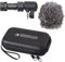 Rode VideoMic ME Kondensator Richtmikrofon für iOS und Smartphones + keepdrum Transport Softcase