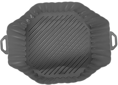OUNONA Air Fryer Liner Compatible Non-Stick Silicone Square Liner for Air Fryer Accessories