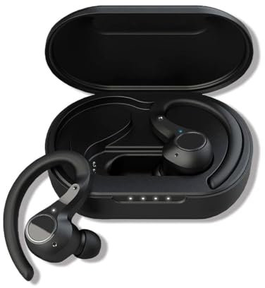 SonidoLab Sensory Sport ANC True Wireless In-Ear Bluetooth Kopfhörer, kabellos, 70h Wiedergabe, Active Noise Cancelling, IP66, ANC App, kabellose Ladebox, 3 Soundmodi + Filmodus