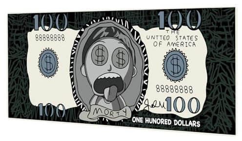 GLANDOTU Tapis de Souris Mousepad de Bureau 800 x 400 × 3 mm,Tapis de Souris Extra Large et Long Tapis de Souris XXL - Tapis de Souris à Base de Caoutchouc antidérapant -Dollar