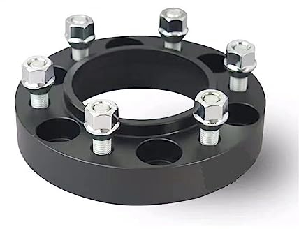 Auto Spurverbreiterungen 1 Spurverbreiterung + 6 Schrauben Und 6 Muttern Für Ford Für Ranger T6 PCD 6X139,7-93,1 Nabe 6x5,5 (6x139,7 Mm) Mittelbohrung 93,1 Mm WheelSpacers(Größe:1Pcs 25mm)