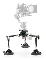 Tilta Hydra - Sistema di montaggio articolato per auto, supporta teste treppiedi da 75 mm e 100 mm, resistente, montaggio tramite Manfrotto e Arca, ventose elettroniche opzionali, stabile e sicuro