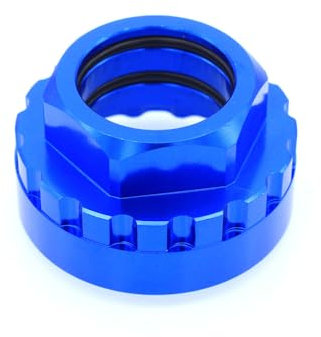 Kiuiom Unisex Erwachsene Sicherungsring,Fahrrad Kettenblatt Rotor Lock Ring,Kettenblatt Demontage Und Montage,Tretlager Pedalwerkzeug,12-Gang Verschlussring Werkzeug,Kompatibel M7100,M8100,M9100,Blau