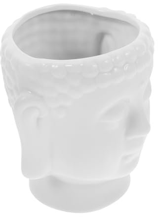 BESPORTBLE Skulpturaler Buddha-pflanzenbehälter Umweltfreundliches Stilvoller Wohntopf