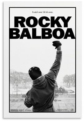 Rocky-Poster, Balboa-Film, Retro, Vintage, Musikposter für Zimmer, ästhetische Leinwand, Wandkunst, Schlafzimmerdekoration, 30 x 45 cm
