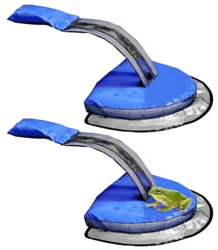 Rampes D'évacuation pour Animaux,Rampe D'évasion pour Petits Animaux,Rampe De Sauvetage pour Animal De Piscine,Gonflable Rampe D'évasion De Sauvetage,Rampe Flottante Sauvetage,Pool Accessories (2PCS)