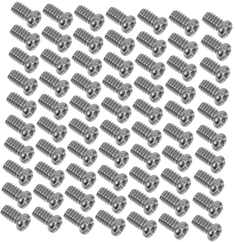 Professionelle 10000 X Brillenschrauben aus M1.4 2.4 Edelstahl Stück