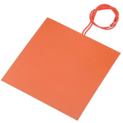 sourcing map Silicone Heating Pad, 12V 150W Heater Film Flexible Heating Plate 150mmx150mm Heater Mat for Constant Temperature