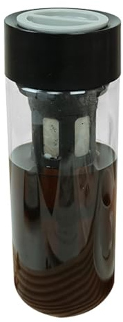 Zestivra Cold Brew Coffee Maker Machine - Removable Filter Pitcher, Cold Brew Jug | Heat-Proof Brewing Vessel, Dishwasher Safe Carafe for Spaces, Apartment Living, Home Setup, Daily Coffee Prep