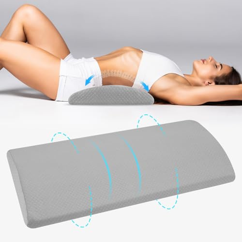 Ainiv Lendenwirbelstützkissen, Ergonomisches Lendenkissen | Lordosekissen zur Rückenstütze im Liegen für die Lendenwirbelsäule - Rücken Lendenstützkissen, Lumbar Support Pillow