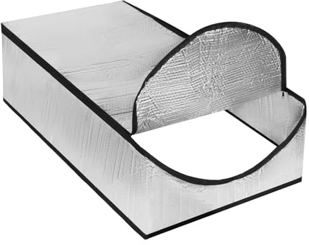 Housse d'isolation de porte de – Housse d'économie d'énergie réutilisable résistante aux UV | Isolation thermique pour studio, garage, sous-sol, atelier, camping-car, maison de chien