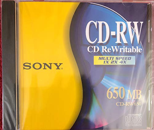Sony CDRW 74MIN 650MB JC CD-Rohlinge