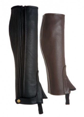 Hispano-Reiten – Gamasche lexhis Leder (Paar) XXL Schwarz