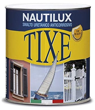 TIXE NAUTILUX Smalto Uretanico Anticorrosivo – Alta Resistenza per Legno, Metallo e Plastica, Finitura Superiore, Vari formati e colori, Avorio 25 LT