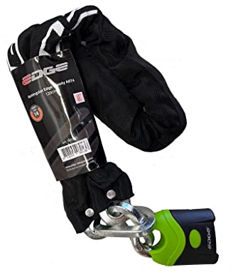 Kettenschloss Edge Scooty Art 4, Stark Kettenschloss für Roller, Moped und Motorrad (1200 MM)