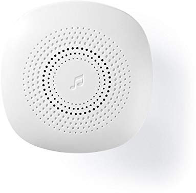 Drahtloses Türklingel Set - Netzstromversorgung - 220-240 V AC 50 Hz - Lautstärke: 80 dB - Signalreichweite: 100 m - Verstellbares Volumen - 36 Melodien - 1 Empfänger - Weiss