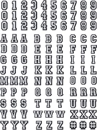 Syhood 111 Pieces Shoe Charms Letter Number Shoe Charms PVC Shoe Charms Decoration for Shoe Wristband DIY Favors, 0-9 Number, A-Z Letter
