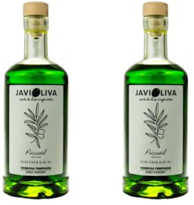JAVIOLIVA – PACK 2 Bouteilles AOVE PREMIUM Picual 100% Espagnol – Récolte Précoce 2025/26 – Première Pression à Froid – 1 L au Total – Idéal pour la Dégustation & l’Usage Quotidien