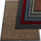 TrendMakers Beige/Black Durable Rubber Door Mat, Front Waterproof Floor mat, Low Profile, Heavy Duty Welcome Doormat Indoor/Outdoor, Rug Mats Entrance, Kitchen, Non Slip Runners (80cm x 200cm)