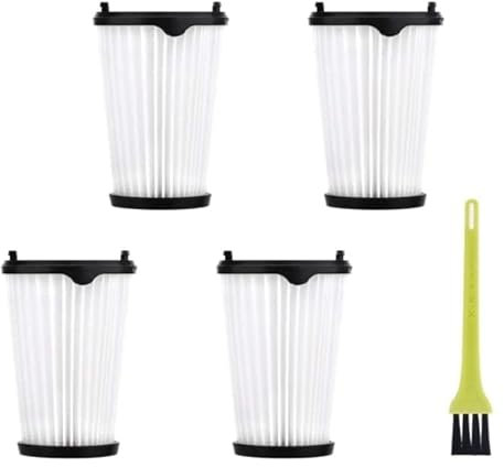 LIZONGFQ 4er-Pack Filter für AEG CX7-2 Ergorapido-Staubsauger, Ersatzfilter für AEG CX7-2-45AN-Modelle, Artikelnummer AEF150 (Color : Black)