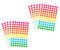 1056 Stück Farbige Punkte, 8mm Mixed Farben Runde Farbige Etiketten Selbstklebend Leicht Abziehbar Punkt-aufkleber für Wand Tagebuch Planer Scrapbooking Klassenzimmer (6 Farben)