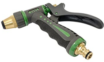 Gartenbrause Metall Schlauchspritze Gartenspritze Brause Handbrause Wasserspritze Garten Spritzpistole