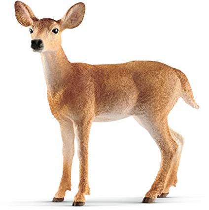 Schleich WILD Life | Weißwedelkuh 14819 | 4 x 9 x 9 cm | Spielfigur ab 3 Jahren | detailgetreue Tierfiguren | detailgetreue Tierfigur | Geschenk für Jungen und Mädchen