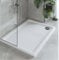 Go Bathrooms Anti Slip White Rectangle Shower Tray 1200 x 800mm Non-Slip Shower Enclosure Cubicle Low Profile Shower Tray