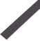 Alberts 489373 Profilé Plat | Aluminium anodisé Noir | 1000 x 20 x 2 mm