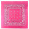 JOPHY & CO. Bandanas aus 100% Baumwolle für Damen Herren Kinder Unisex mit Paisley Muster Kopftuch Kopfbedeckung Schal für Haar/Hals/Handgelenk/Kopf COD.644 (Fuchsia Paisley)