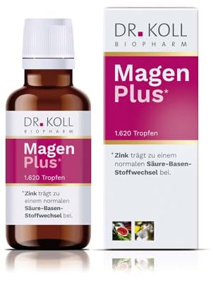 Magen Plus von Dr. Koll - Nahrungsergänzungsmittel für Säure-Basen-Stoffwechsel, 50 ml