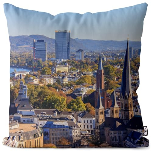 VOID Bonn Kissenbezug Kissenhülle Polyester Dekoration Outdoor Dekokissen, Kissen Größe:40 x 40 cm